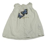 Bílý top s motýlky H&M