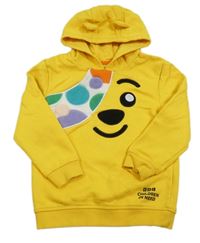 Žlutá mikina s Pudsey a kapucí George