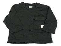 Antracitové triko s kapsou H&M