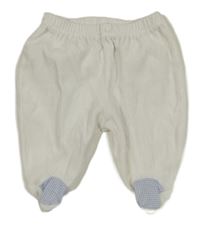 Bílé sametové polodpuky 