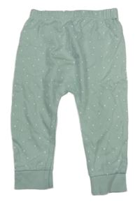 Zelené puntíkaté pyžamové kalhoty Mothercare