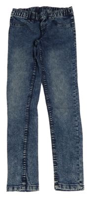 Tmavomodré melírované džegíny Y.F.K.