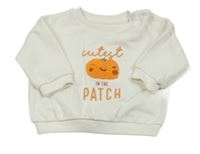 Bílá mikina s dýní Matalan