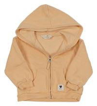 Meruňková propínací mikina s kapucí H&M