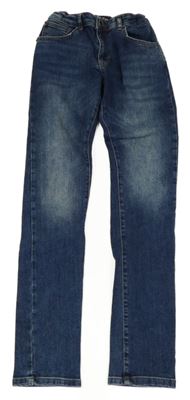 Tmavomodré skinny rifle 