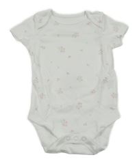 Bílo-růžové květované body dunnes