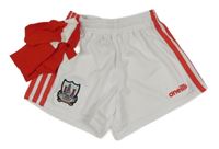 Nové - 2 set - bílo-červené fotbalové kraťasy + pruhované štulpny O´neills