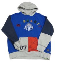 Modro-šedo-červená mikina s kapucí - Harry Potter M&S