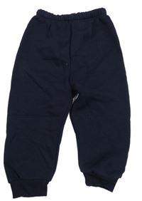 Tmavomodré zateplené tepláky