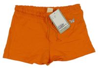Nové - Oranžové kraťasy s motýlkem H&M