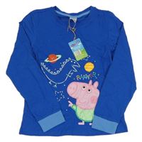 Nové - Tmavomodré pyžamové triko s Tomíkem 