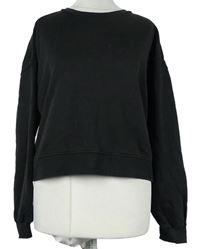 Dámská černá crop mikina H&M