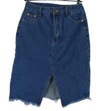 Dámská modrá riflová sukně Shein 