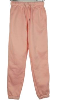 Dámské světlerůžové cuff tepláky Shein 