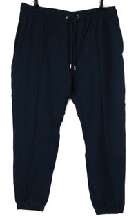 Pánské tmavomodré tepláky s puky Primark 