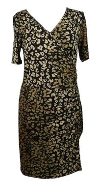 Dámské černo-béžové vzorované šaty ChillyTime 