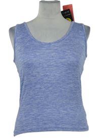 Dámský světlemodrý melírovaný sportovní funkční top TU 