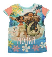 Modro-růžové tričko s Moana Disney