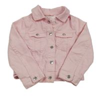 Světlerůžová riflová bunda H&M