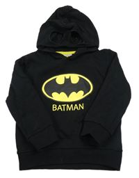 Černá mikina s Batmanem a kapucí