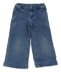 Modré capri teplákové rifle Petit bateau