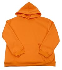 Oranžová mikina s kapucí 