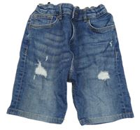 Tmavomodré riflové kraťasy River Island