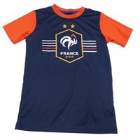 Červeno-modré sportovní tričko FRANCE 