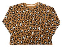 Hnědo-černé leopardí triko F&F