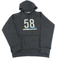 Tmavošedá mikina s číslem a kapucí H&M