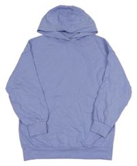 Fialovomodrá mikina se srdíčkem a kapucí DESTINATION