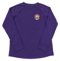 Fialové spodní triko s liškou 