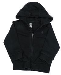 Černá propínací mikina s bleskem a kapucí F&F