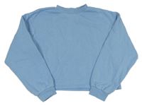 Světlemodrá crop mikina H&M