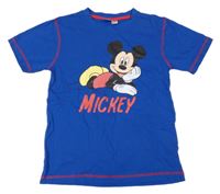 Modré tričko s Mickeym Disney