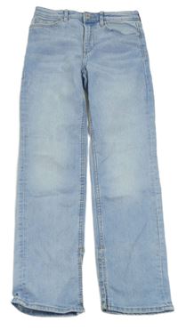 Světlemodré straight rifle H&M
