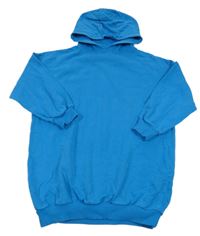 Azurová dlouhá mikina s kapucí Next