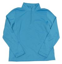 Tyrkysová sportovní mikina Crane 