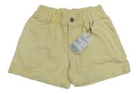 Nové - Žluté riflové kraťasy Denim Co. 