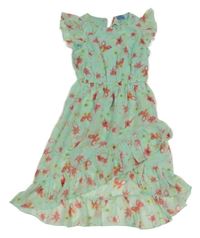 Světlemodré šironové šaty s motýlky Kiki&Koko