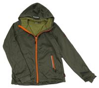 Olivová softshellová bunda s kapucí Rocktrail 