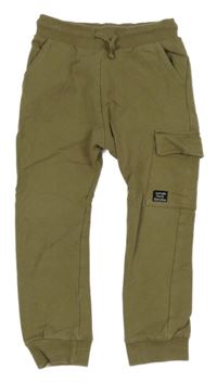 Béžové tepláky s kapsou Next