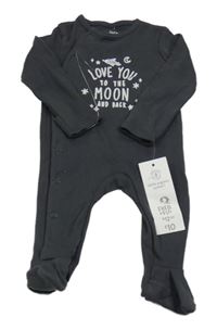 Nové - tmavošedý overal s nápisy a raketou F&F