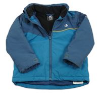 Petrolejovo-tmavomodrá šusťáková zimní bunda Dare 2B