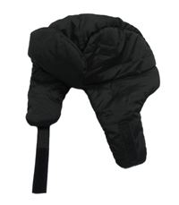 Černá prošívaná šusťáková zateplená beranice H&M