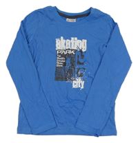 Modré triko se skateboardistou POCOPIANO
