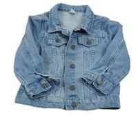 Světlemodrá riflová bunda s límečkem LC WaIKIKI