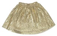 Zlatá plisovaná sukně St. Bernard