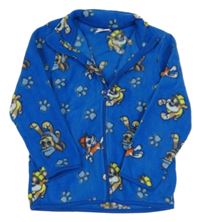 Modrá fleecová propínací mikina s PAW PATROL nickelodeon