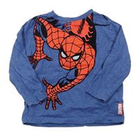 Tmavomodré triko Spiderman Marvel